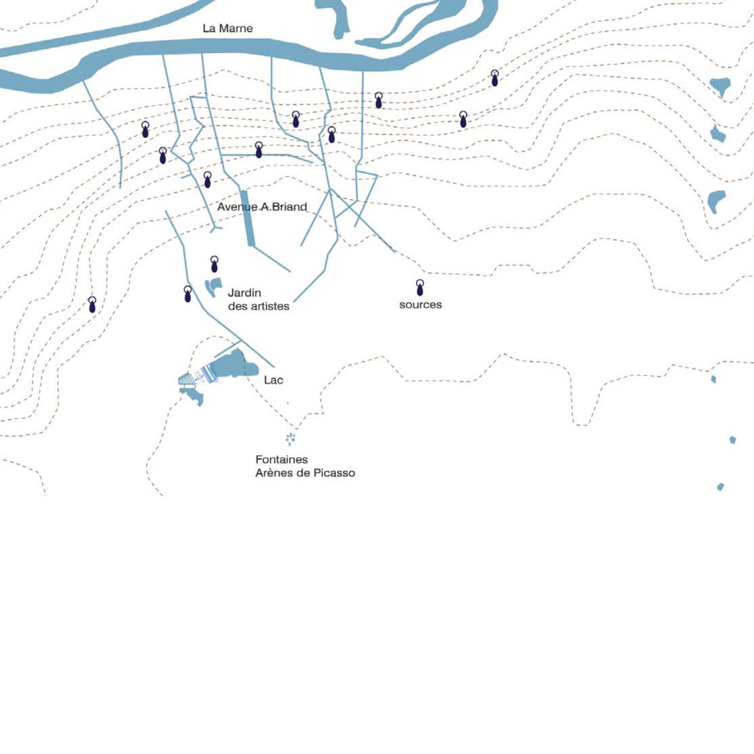 Reconnecter la trame bleue